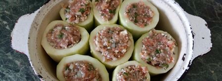 кабак долмасы кабачки по-турецки. Шаг 5
