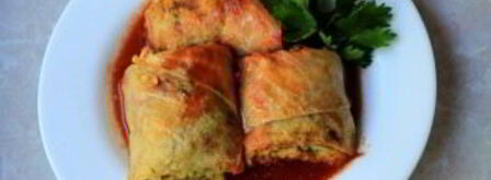 постные голубцы с шампиньонами. Шаг 4