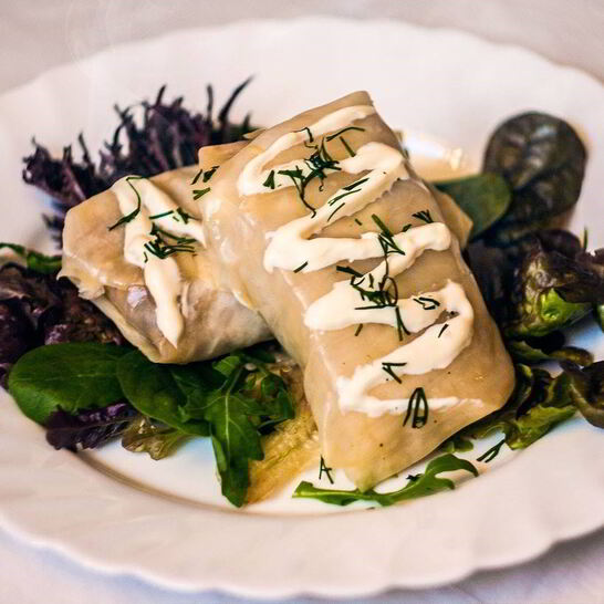 Рецепт вегетарианские голубцы с нутом, чечевицей и фасолью