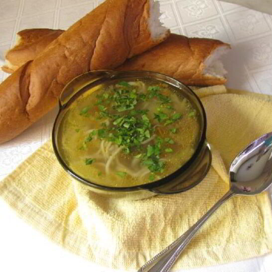 Рецепт грибная лапша