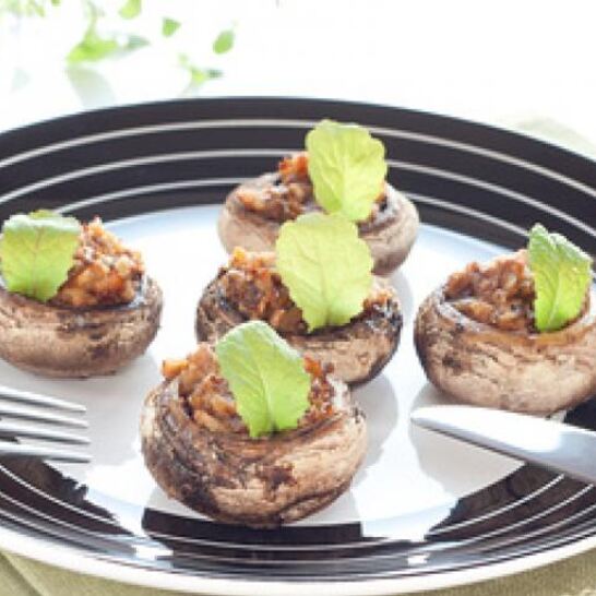 Рецепт фаршированные грибы