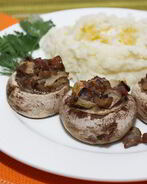 Фаршированные шампиньоны