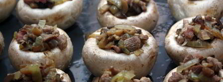 фаршированные шампиньоны. Шаг 5