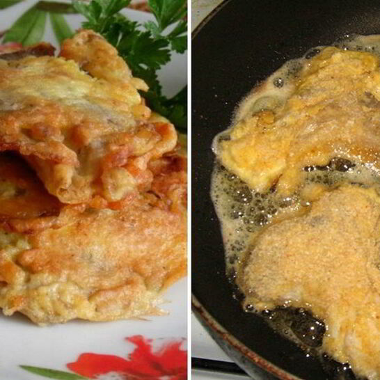 Рецепт грибные отбивные