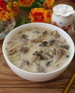 Грибы под соусом