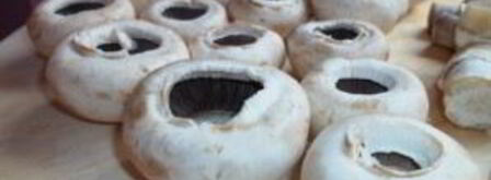 грибы под сыром в духовке. Шаг 2