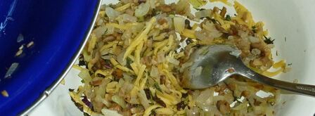 грибы с сыром и помидорами в духовке. Шаг 12