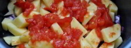 грибы тушеные с овощами. Шаг 2