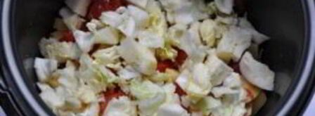 грибы тушеные с овощами. Шаг 3