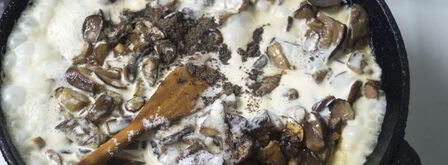 грибы в сметане под сыром. Шаг 4