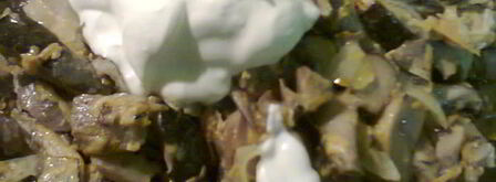 грибы в сметане. Шаг 2