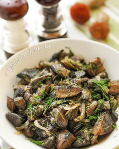 Грибы жареные