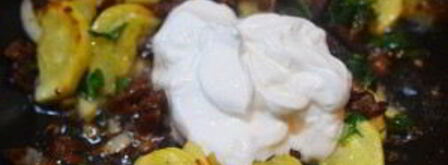 лисички с кабачками жареные. Шаг 7