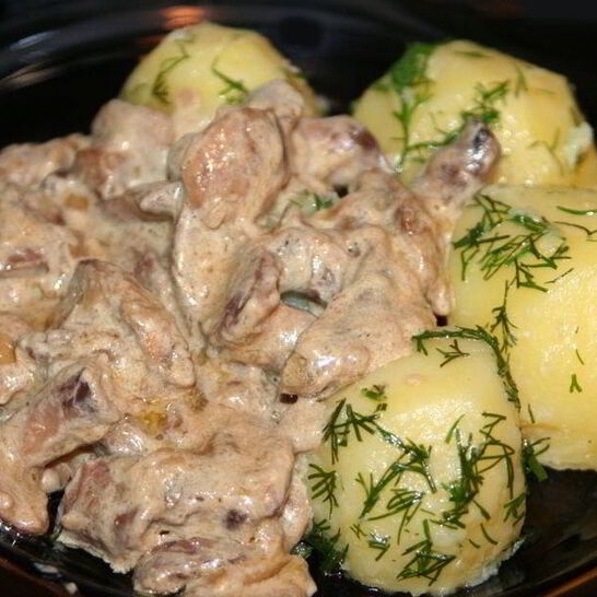 Рецепт маслята, тушеные с картофелем