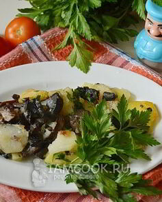 Подберезовики жареные с картошкой