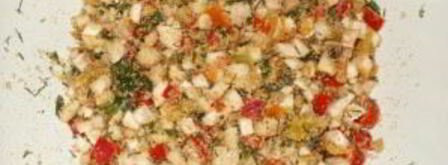 постные фаршированные грибы. Шаг 2