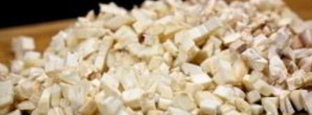 шампиньоны, фаршированные курицей и сыром. Шаг 4