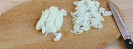 шампиньоны, фаршированные перловкой. Шаг 7