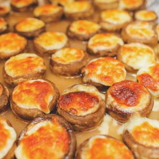 Рецепт шампиньоны, фаршированные сыром