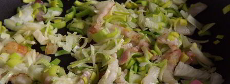 шампиньоны фаршированные ветчиной. Шаг 3