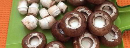 шампиньоны фаршированные. Шаг 3