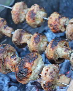 Шампиньоны на костре