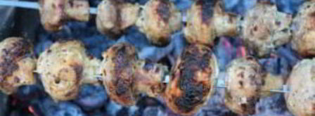 шампиньоны на костре. Шаг 4