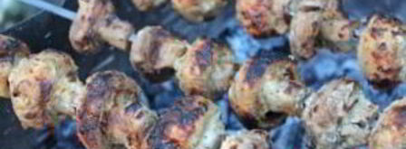 шампиньоны на костре. Шаг 5