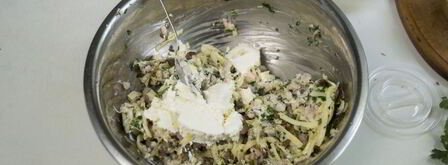 шампиньоны с креветками. Шаг 5