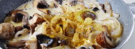 шампиньоны в карри соусе. Шаг 8