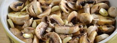 шампиньоны, запеченные с сыром и чесноком. Шаг 4