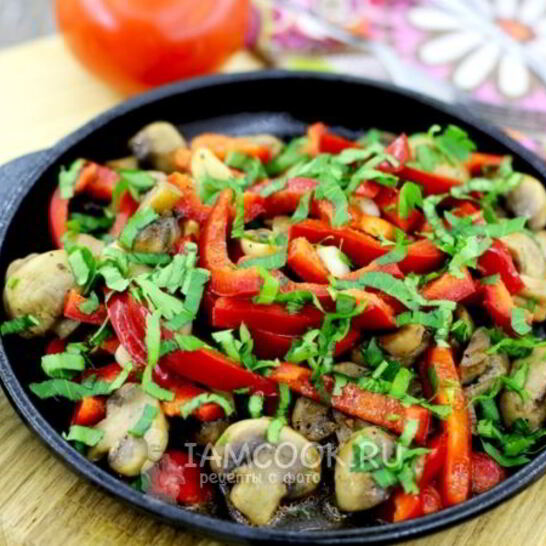 Рецепт шампиньоны жареные