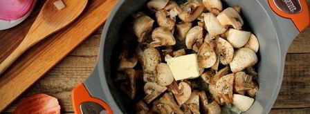 тушеные шампиньоны. Шаг 5