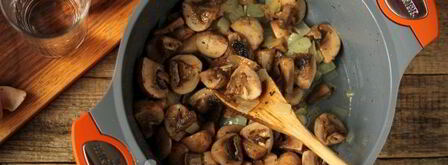 тушеные шампиньоны. Шаг 6