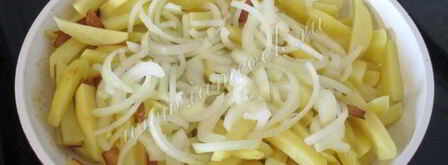 вешенки жареные с картошкой. Шаг 6