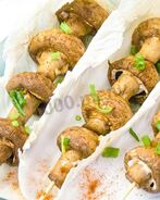 Запеченные грибы за 15 мин