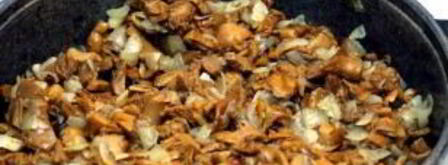 жареные маслята с картошкой. Шаг 6