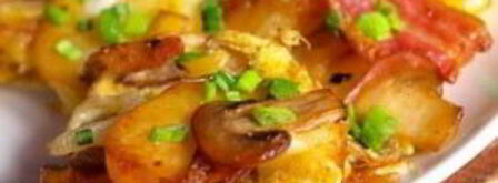 жареные маслята с картошкой. Шаг 9