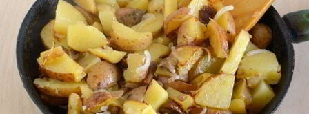 жареные опята с картошкой. Шаг 8