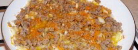 гуляш из фарша с подливкой. Шаг 3