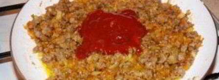 гуляш из фарша с подливкой. Шаг 5