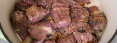 гуляш из говядины и кислой капусты. Шаг 2