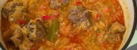 гуляш из говядины и кислой капусты. Шаг 5