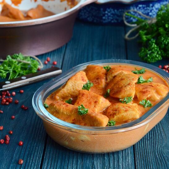 Рецепт гуляш из индейки с подливкой