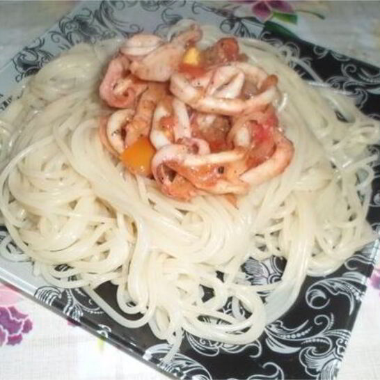 Рецепт гуляш из кальмаров