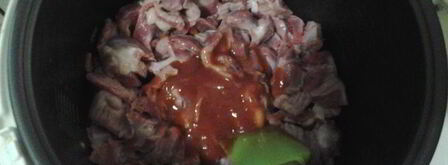 гуляш из куриных желудков. Шаг 4