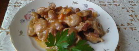 гуляш из куриных желудков. Шаг 5