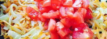 гуляш из отварного мяса. Шаг 6