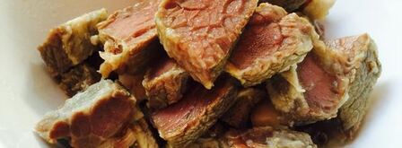 гуляш из отварного мяса. Шаг 7