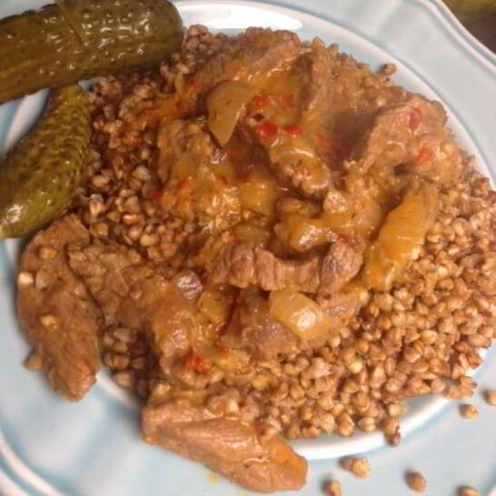 Рецепт гуляш из свинины с овощами